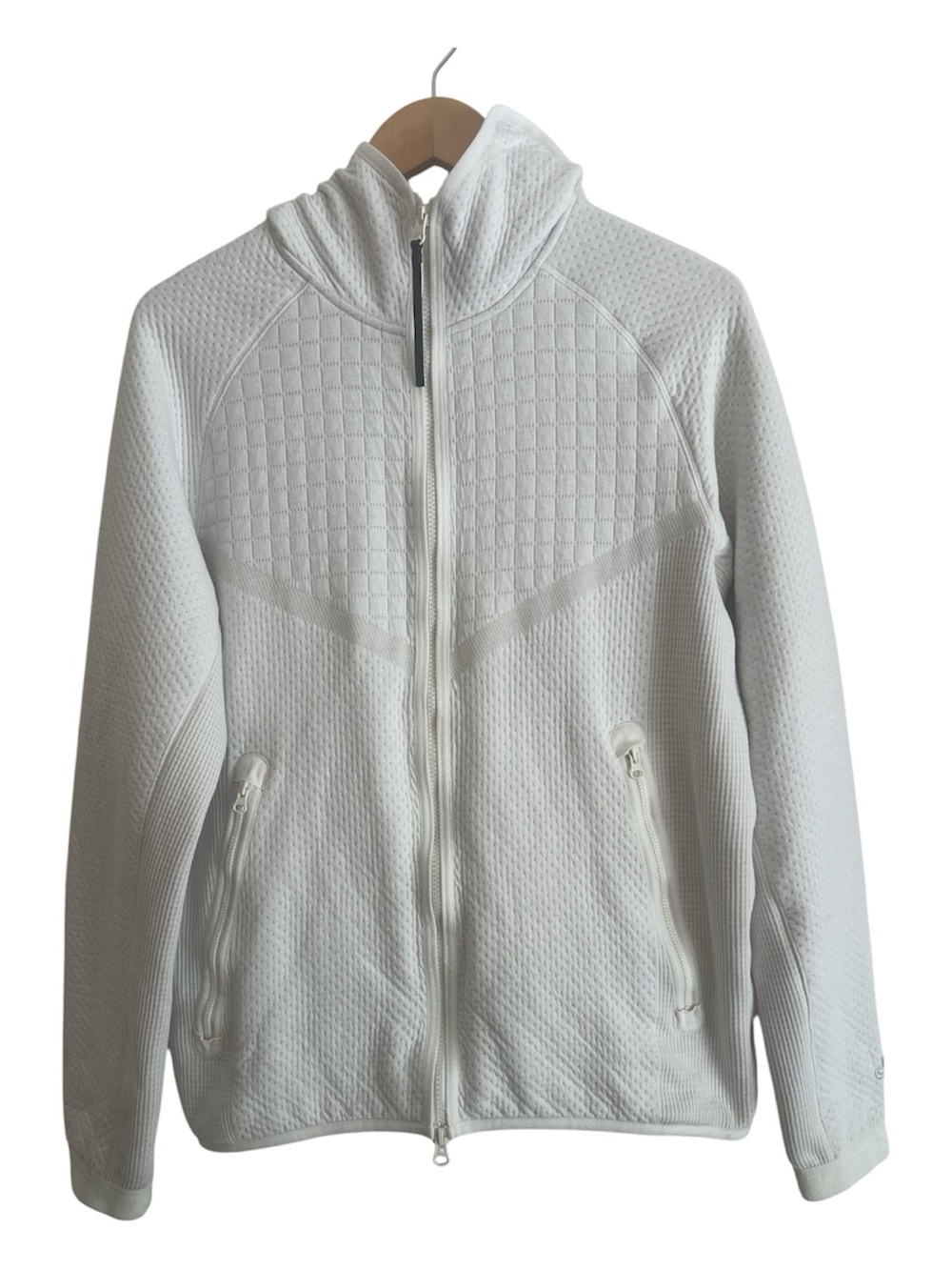 Nike Tech Pack Therma-FIT ADV White Grid Full-Zip Hoodie - Size M